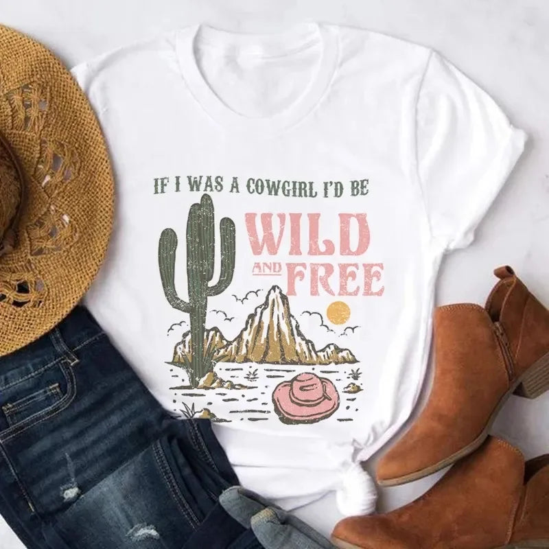 Wild & Free Western Tee