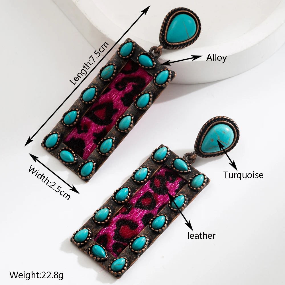 Turquoise Trail Earrings (One Pair)