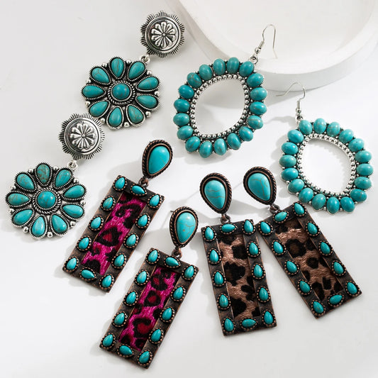 Turquoise Trail Earrings (One Pair)