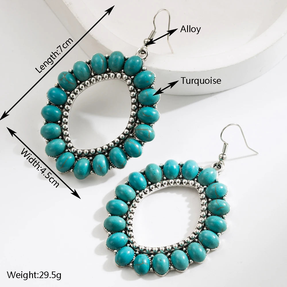 Turquoise Trail Earrings (One Pair)