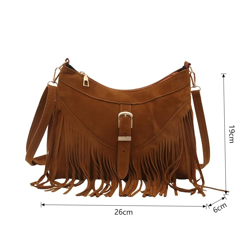 Wild Spirit Fringe Crossbody