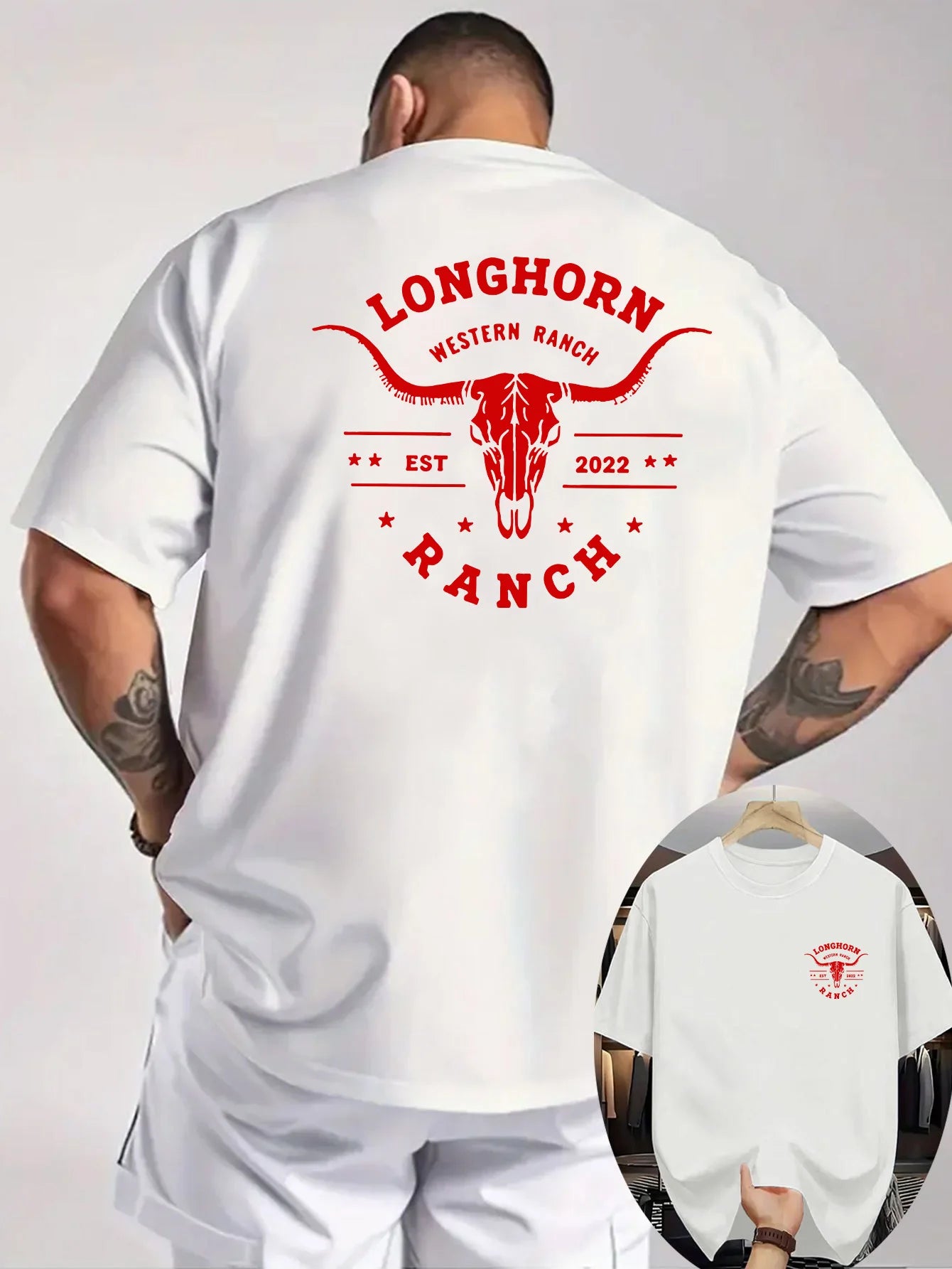 Longhorn Ranch Western Tee
