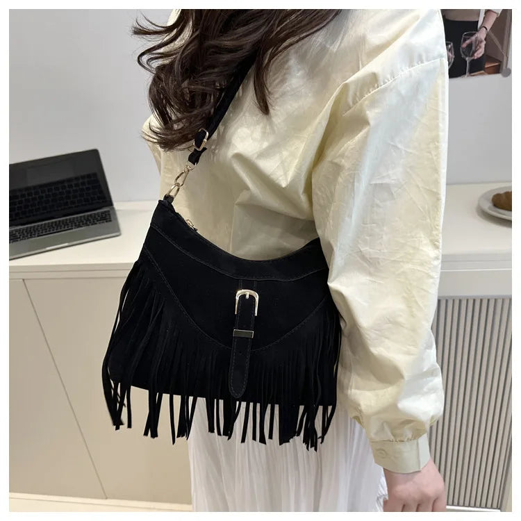 Wild Spirit Fringe Crossbody