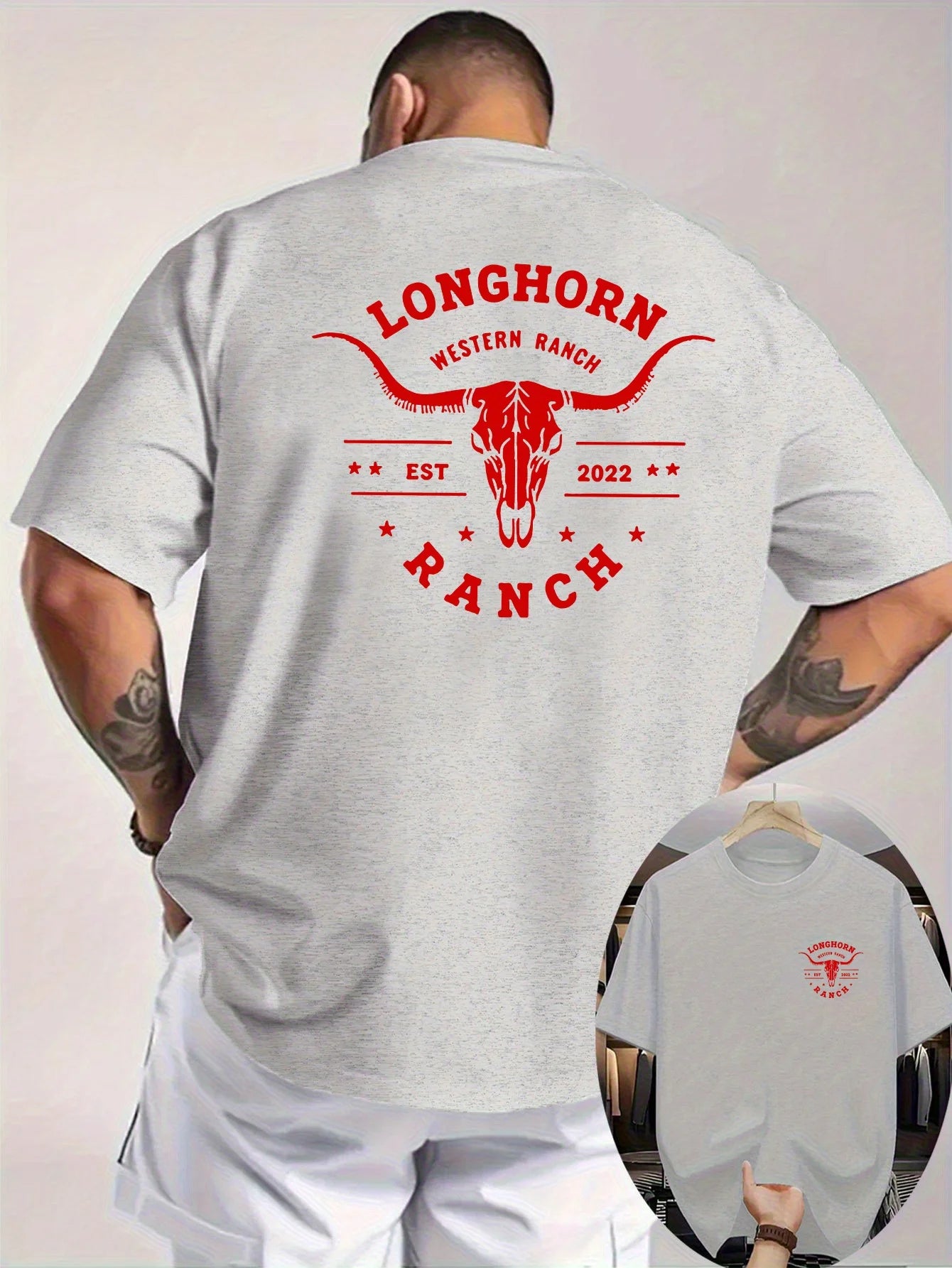 Longhorn Ranch Western Tee